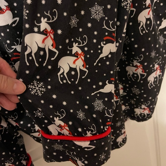 Jordan Black and Red Reindeer Pajama Set - Picture 6 of 11